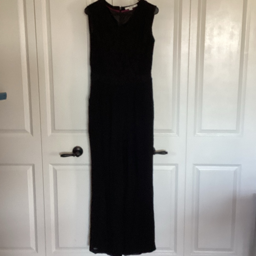 Boden Black Sleeveless Pantsuit